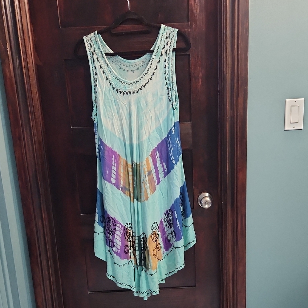 Colorful Sleeveless Dress